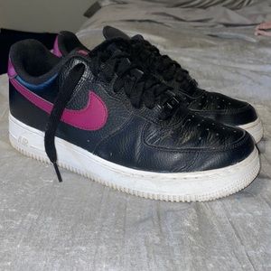 Nike air force, color black and purple